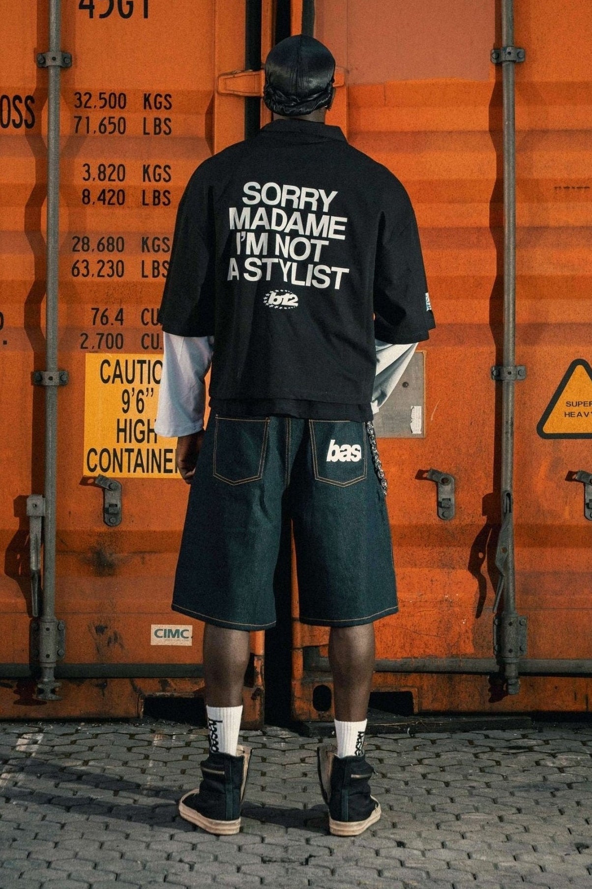 Look "LAST DELIVERY" SorryMadame Black DarkBlue - BASEDODICI®