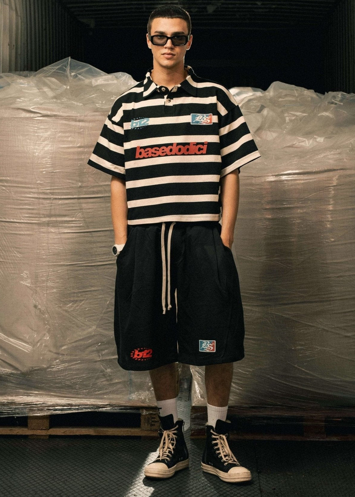 Look "LAST DELIVERY" Team12 Stripe DoubleLayer - BASEDODICI®