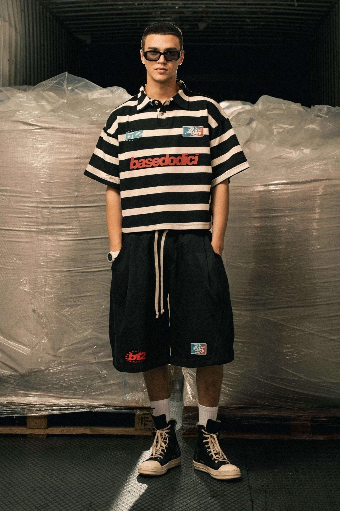 Look "LAST DELIVERY" Team12 Stripe DoubleLayer - BASEDODICI®