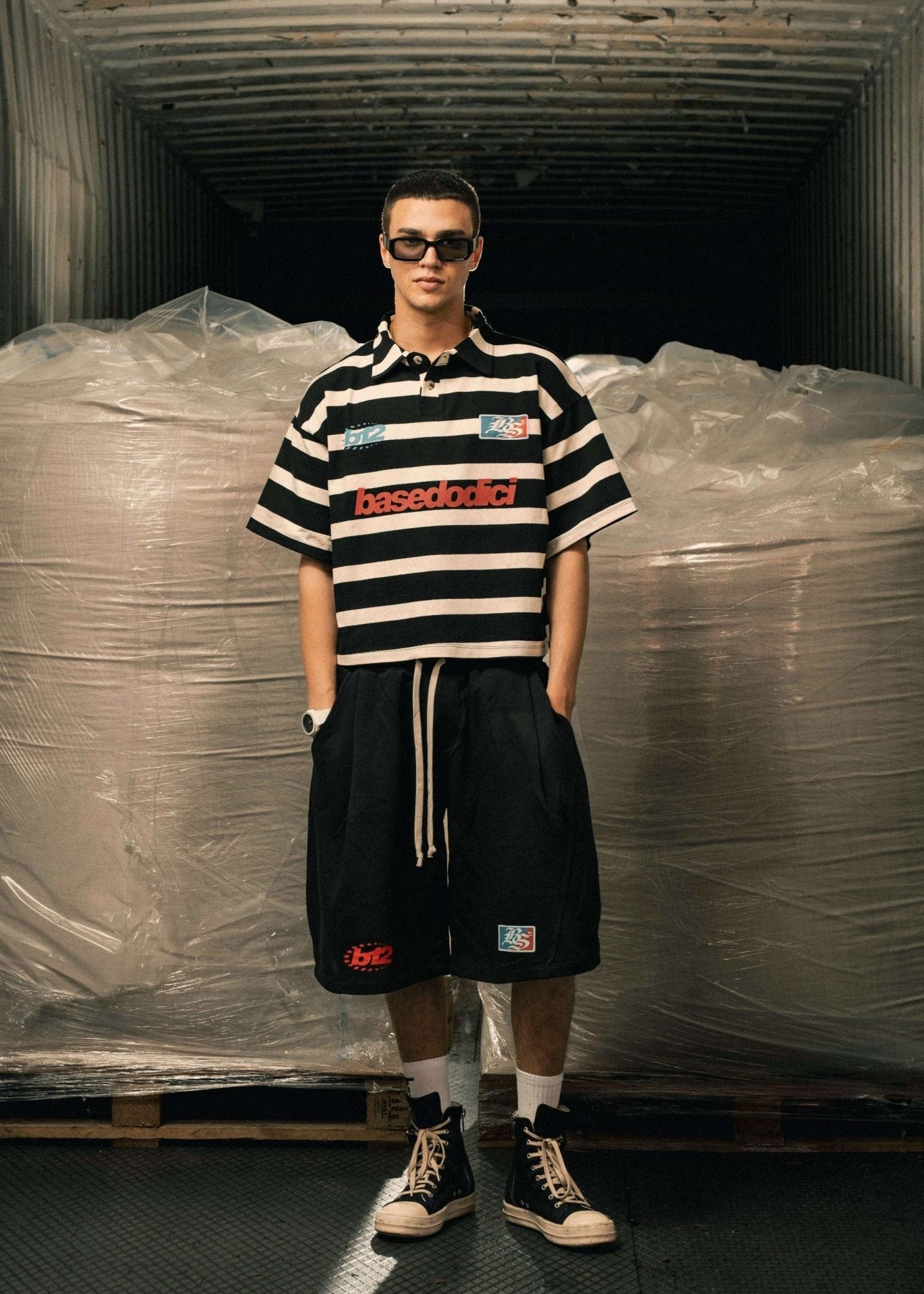Look "LAST DELIVERY" Team12 Stripe DoubleLayer - BASEDODICI®