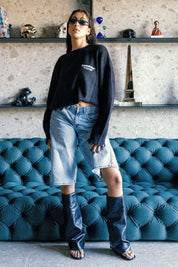 Knitwear "AMMO" CHI’T’SAP Black/White