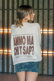 Knitwear "AMMO" CHI’T’SAP Cream/Brown