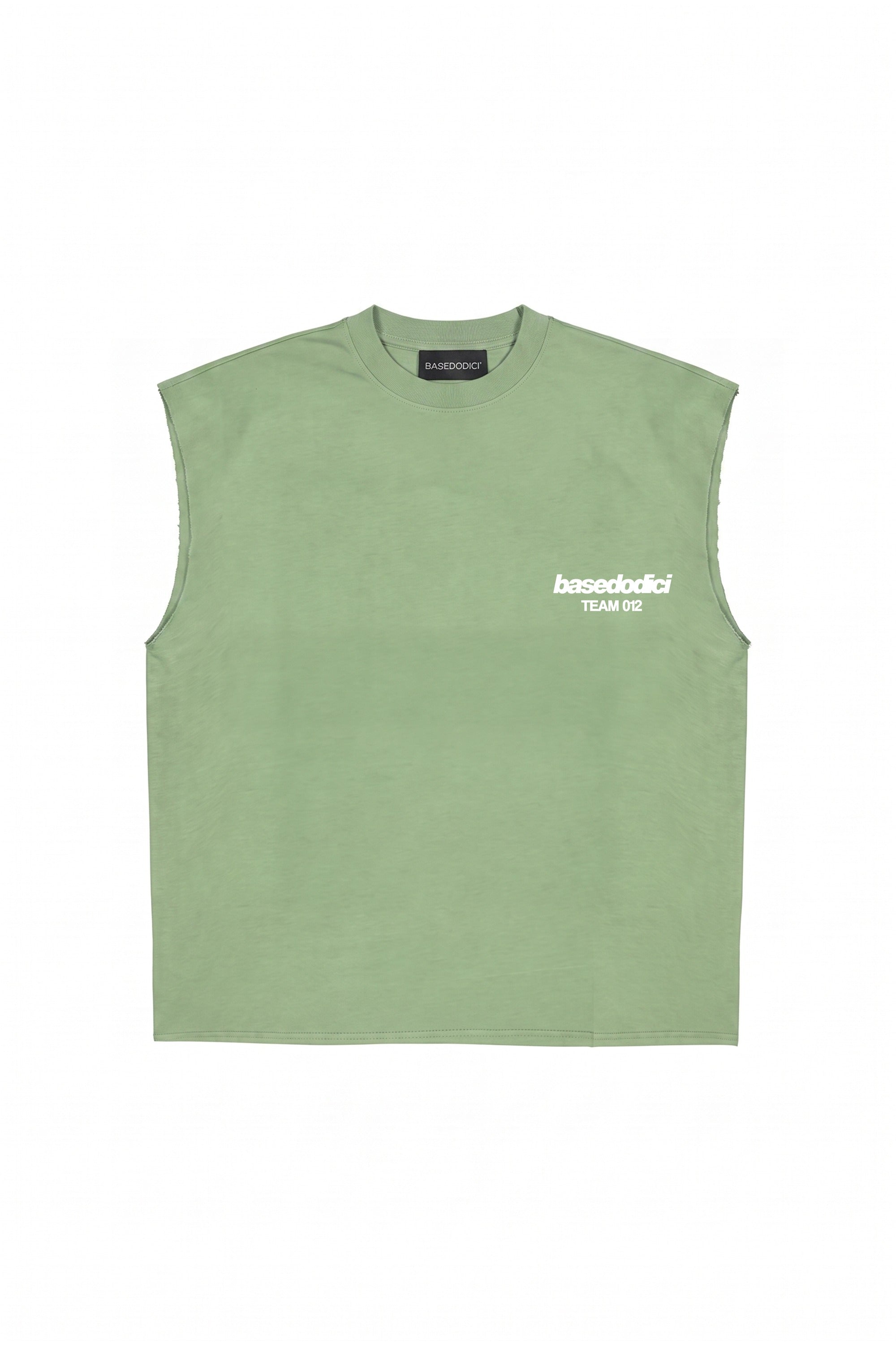 Tank "TEAM012" BackLogo Green