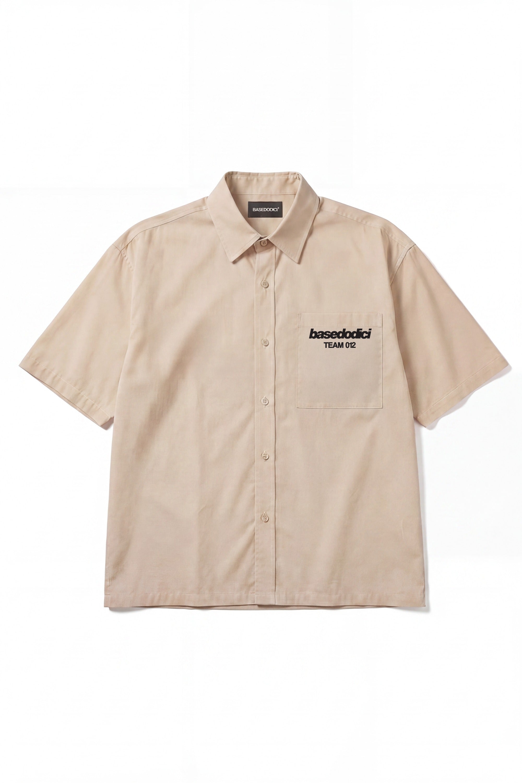 Shirt "TEAM012" BackLogo Beige