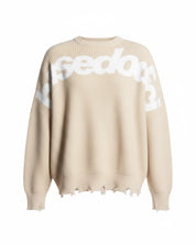 "RUDEBOY LDN" Knitwear Shoulder Logo Cream