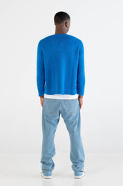 Mohair Sweater “DYSTOPIA” Blue - BASEDODICI®