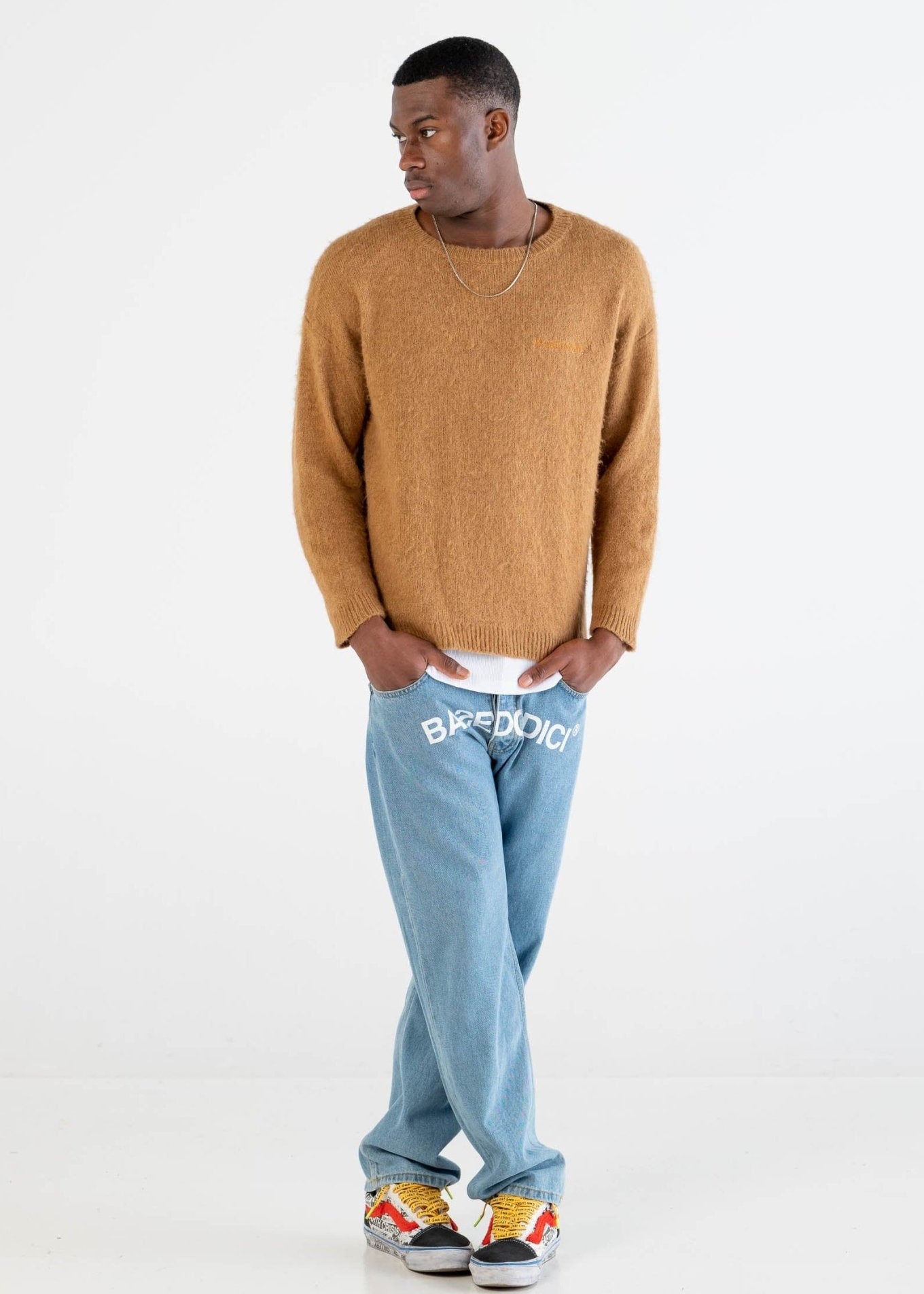 Mohair Sweater “DYSTOPIA” Camel - BASEDODICI®