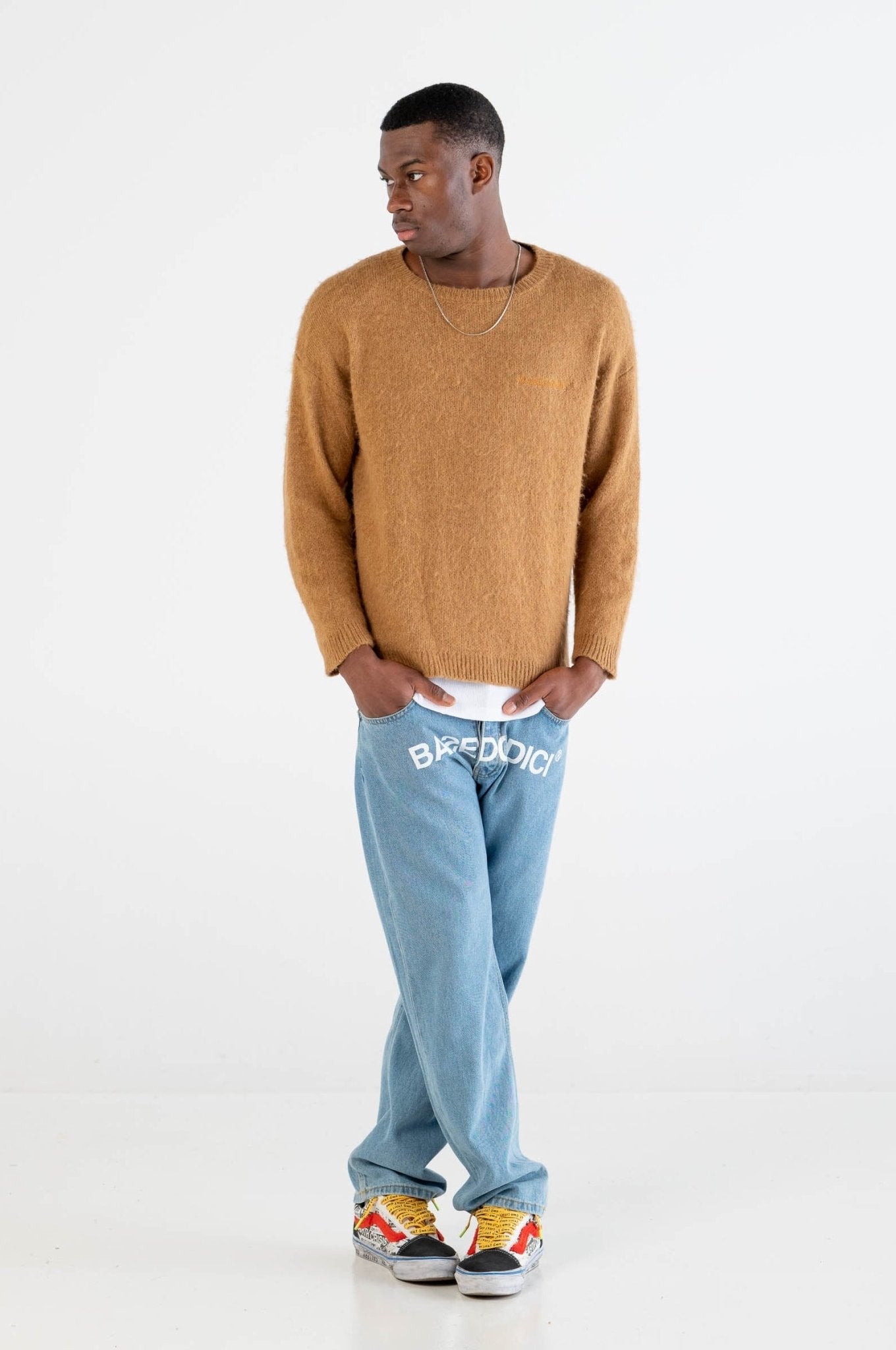 Mohair Sweater “DYSTOPIA” Camel - BASEDODICI®