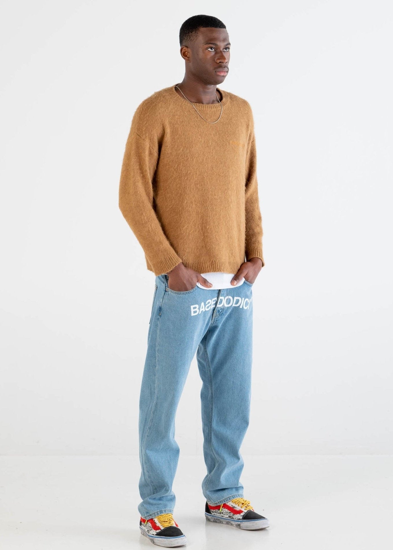 Mohair Sweater “DYSTOPIA” Camel - BASEDODICI®