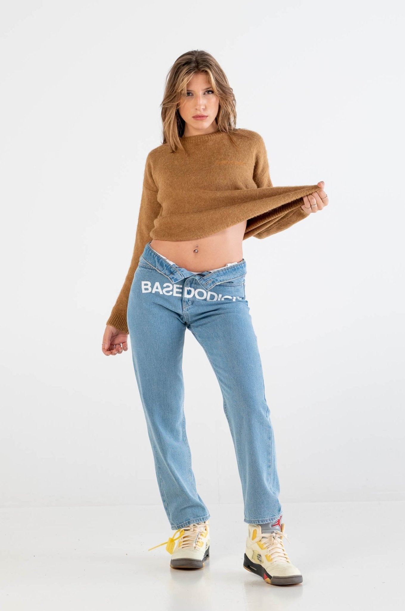 Mohair Sweater “DYSTOPIA” Camel - BASEDODICI®
