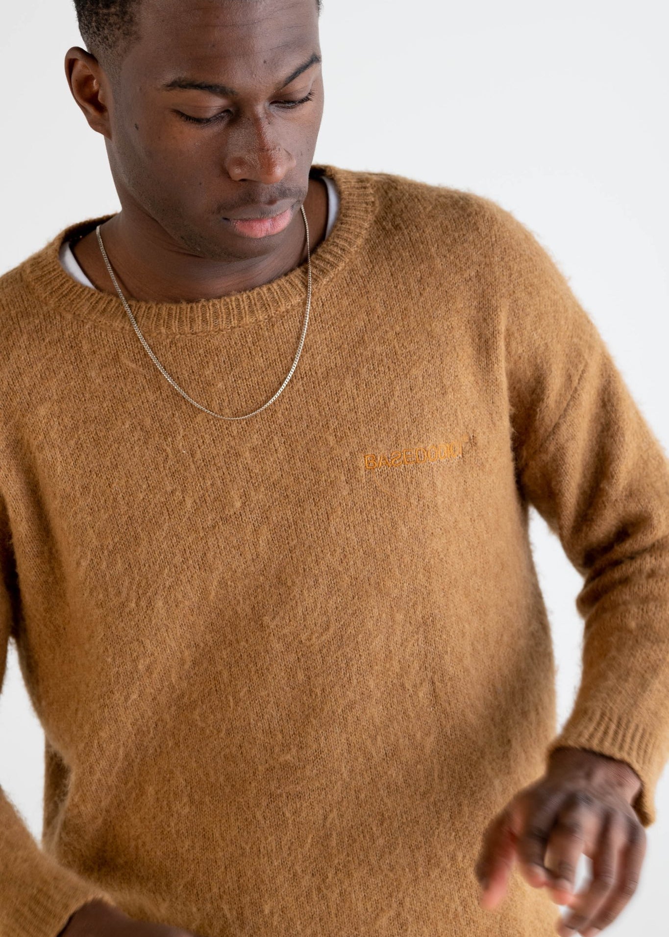 Mohair Sweater “DYSTOPIA” Camel - BASEDODICI®
