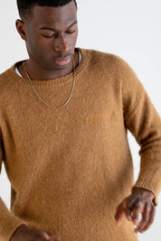 Mohair Sweater “DYSTOPIA” Camel - BASEDODICI®