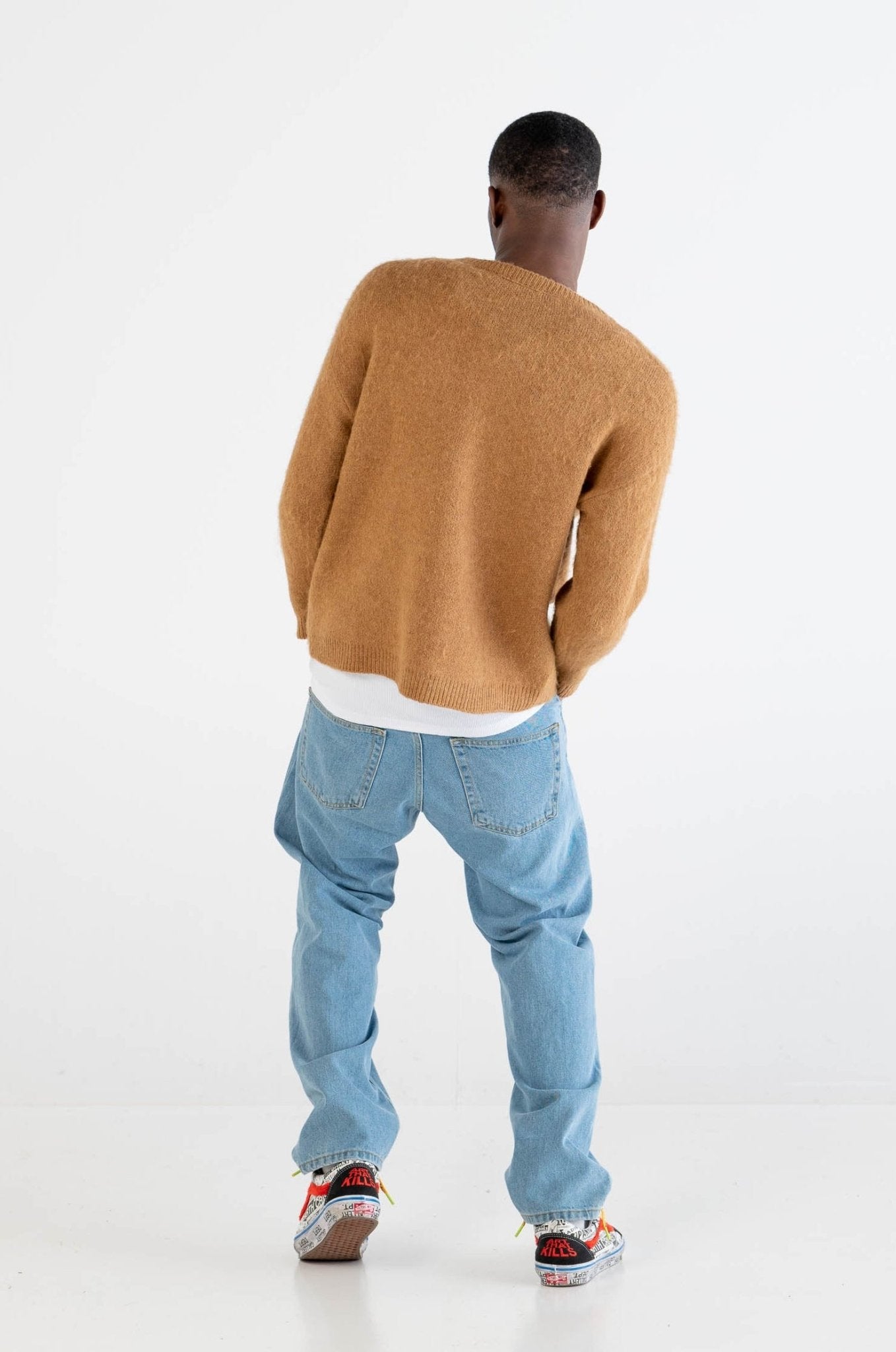 Mohair Sweater “DYSTOPIA” Camel - BASEDODICI®