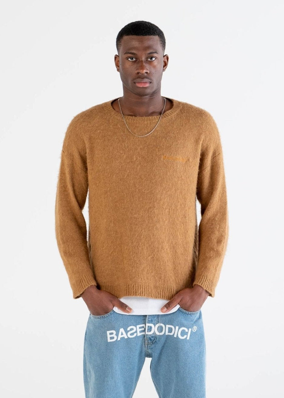 Mohair Sweater “DYSTOPIA” Camel - BASEDODICI®