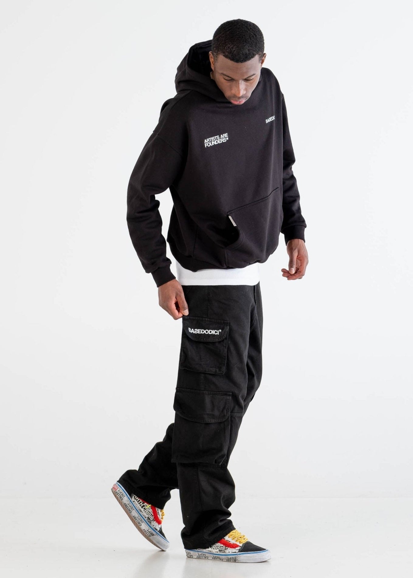 Multipocket Cargo “DYSTOPIA” Black - BASEDODICI®