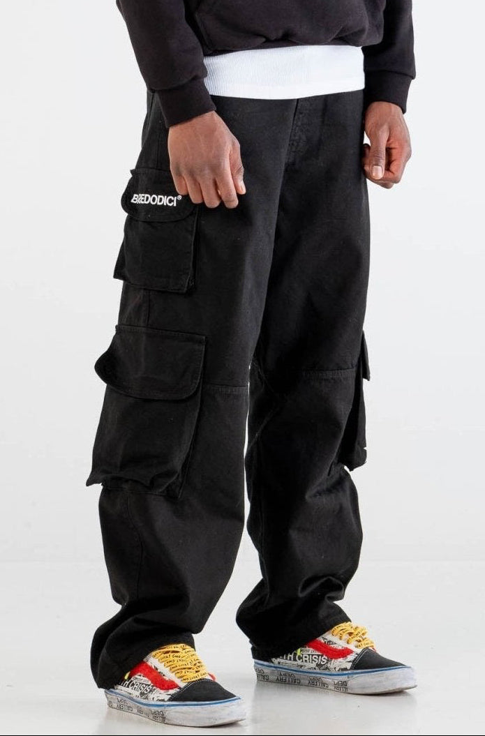 Multipocket Cargo “DYSTOPIA” Black - BASEDODICI®