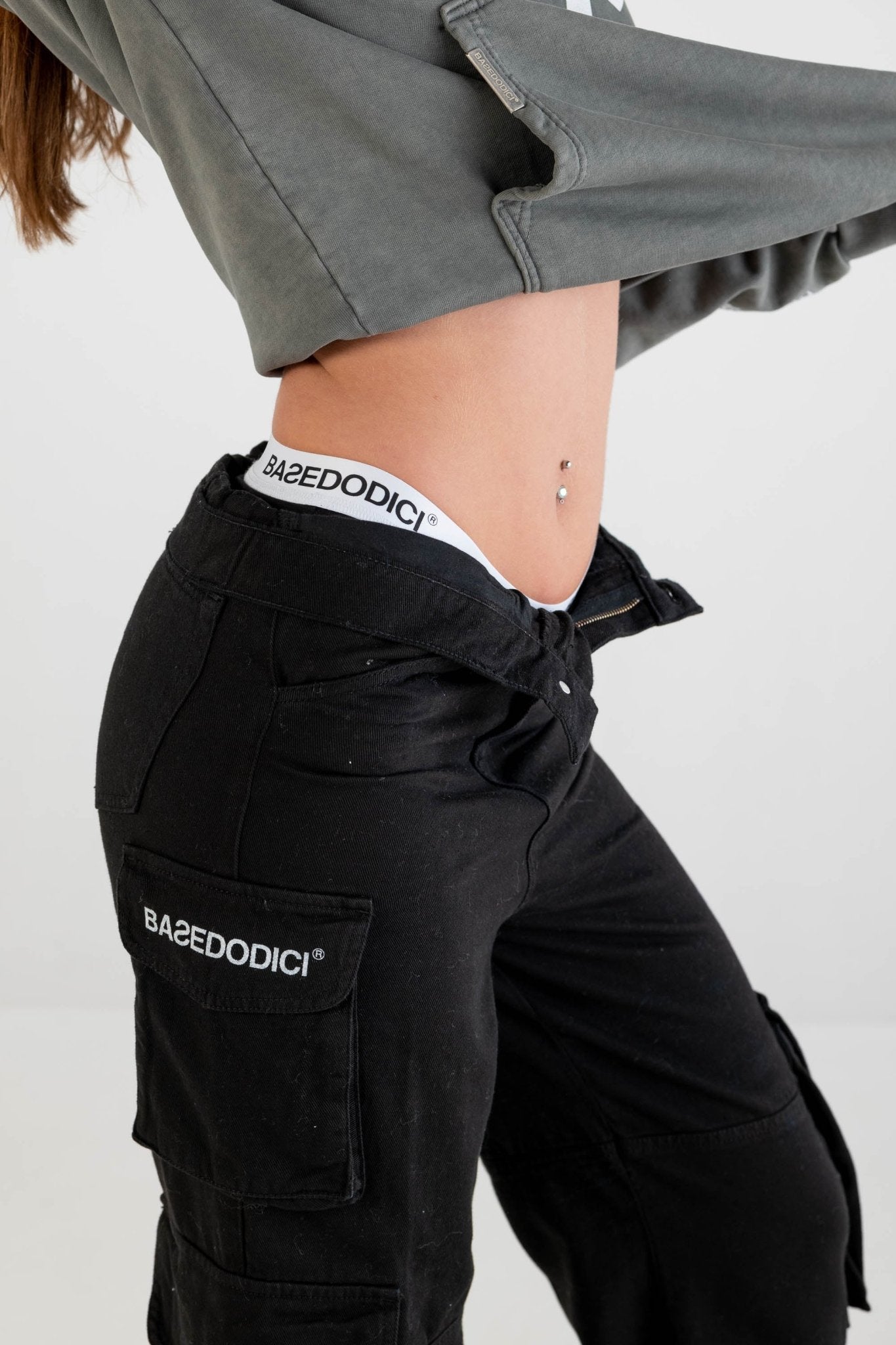 Multipocket Cargo “DYSTOPIA” Black - BASEDODICI®