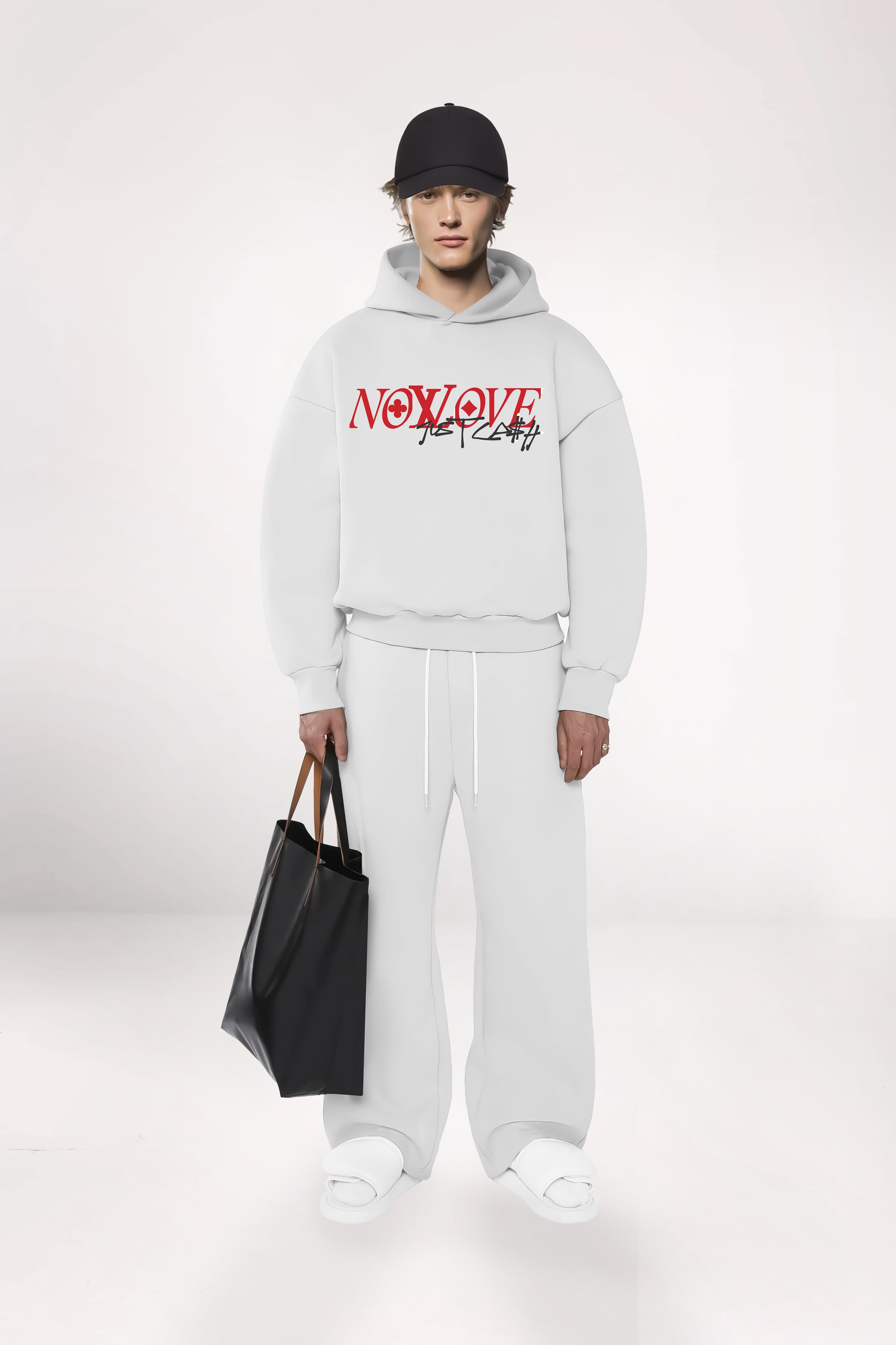 Hoodie "DLT-4.0" NoLove White