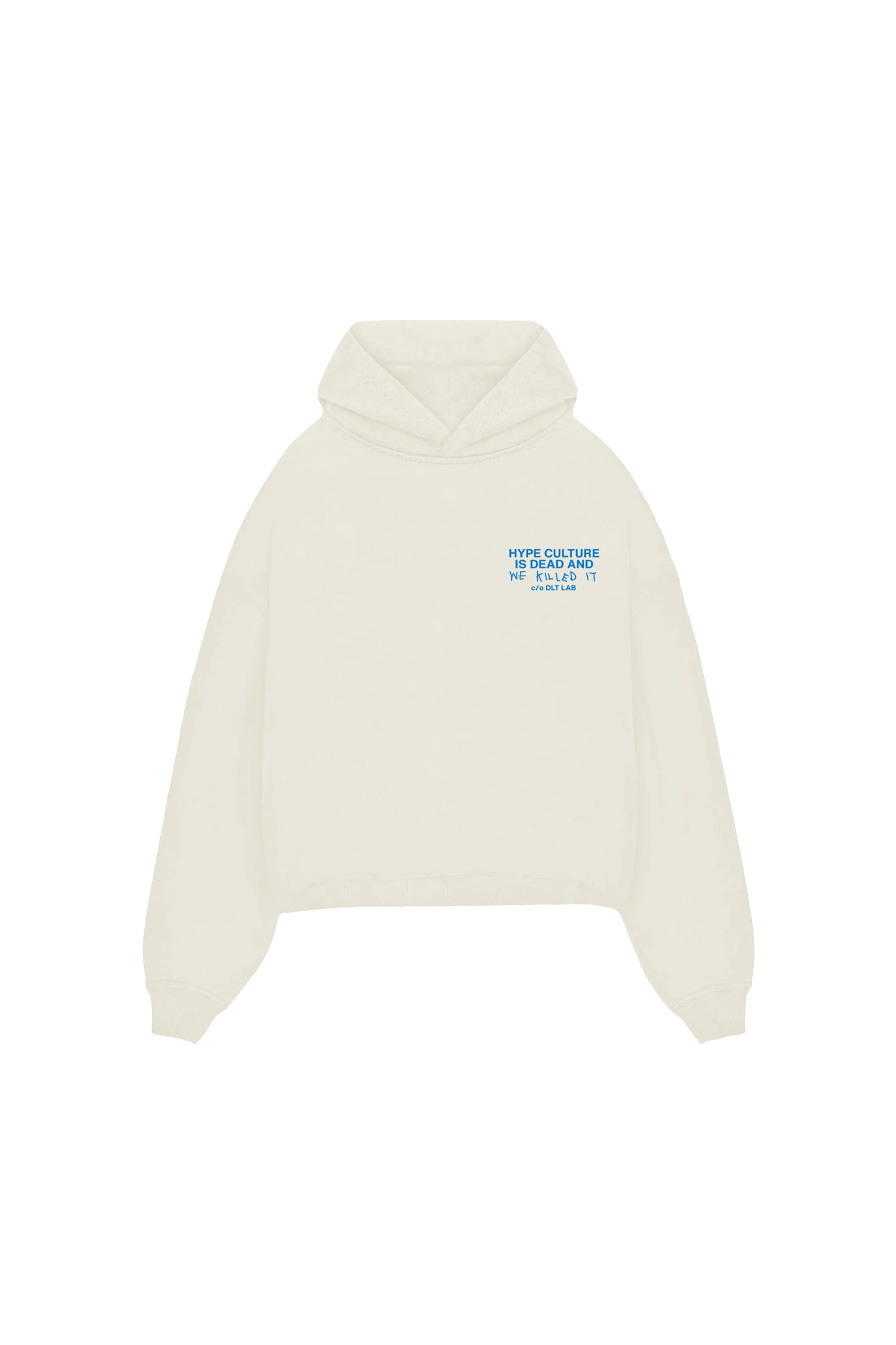 Hoodie "DLT-4.0" OFF Cream