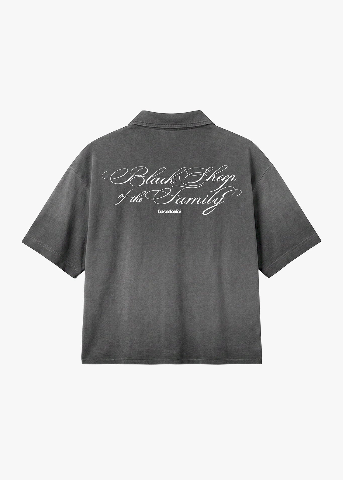 Polo "FOR DREAMERS" Kiss Grey - BASEDODICI®