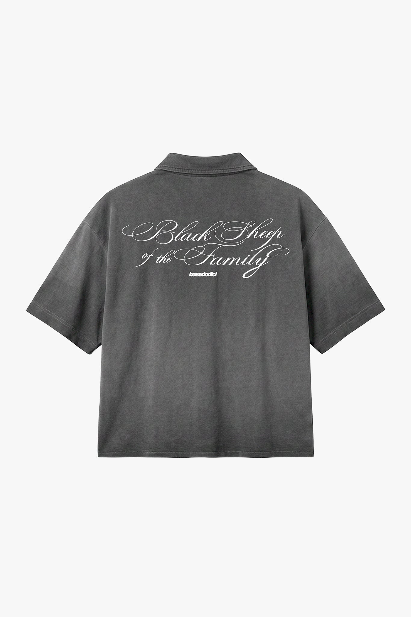 Polo "FOR DREAMERS" Kiss Grey - BASEDODICI®