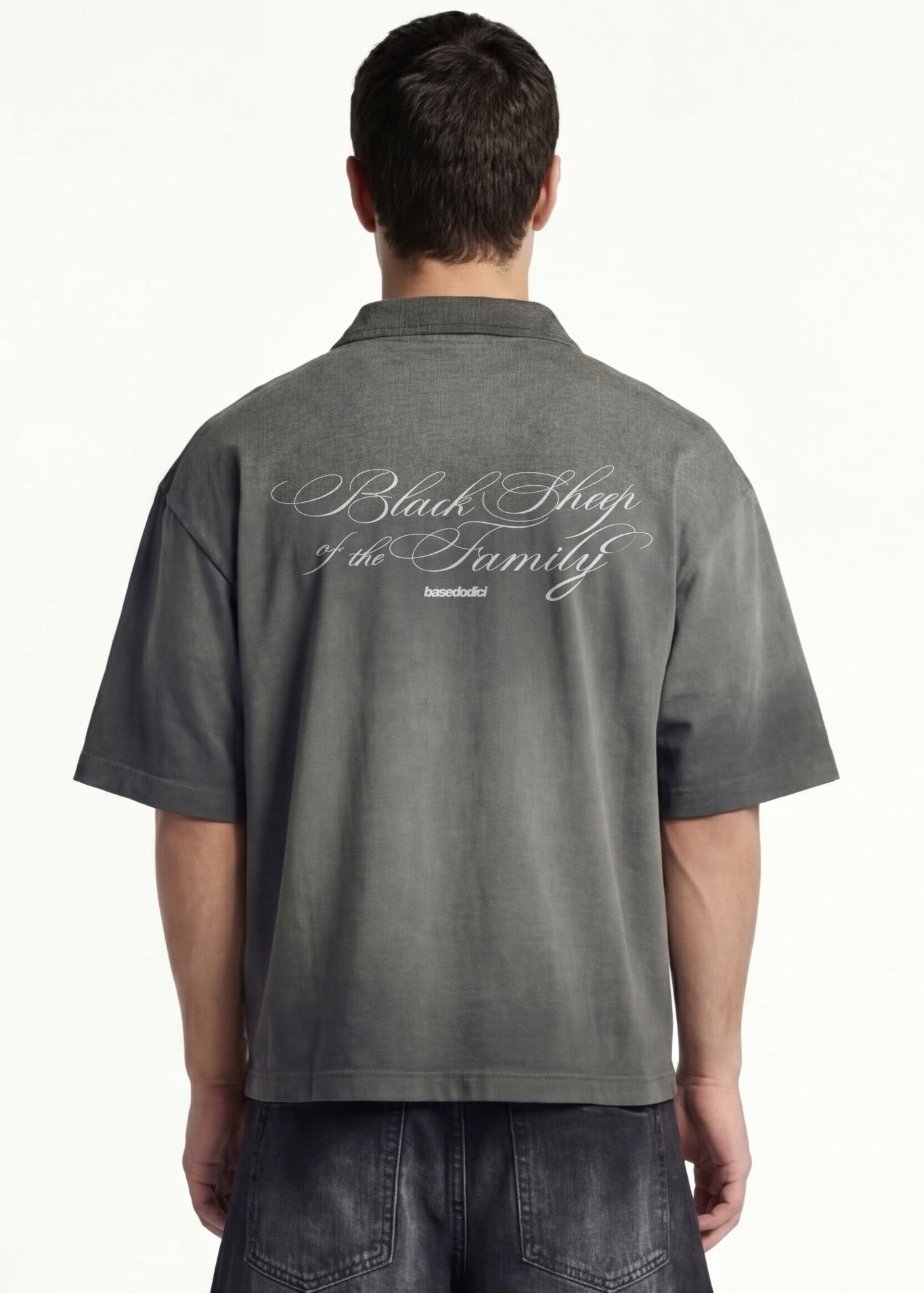 Polo "FOR DREAMERS" Kiss Grey - BASEDODICI®