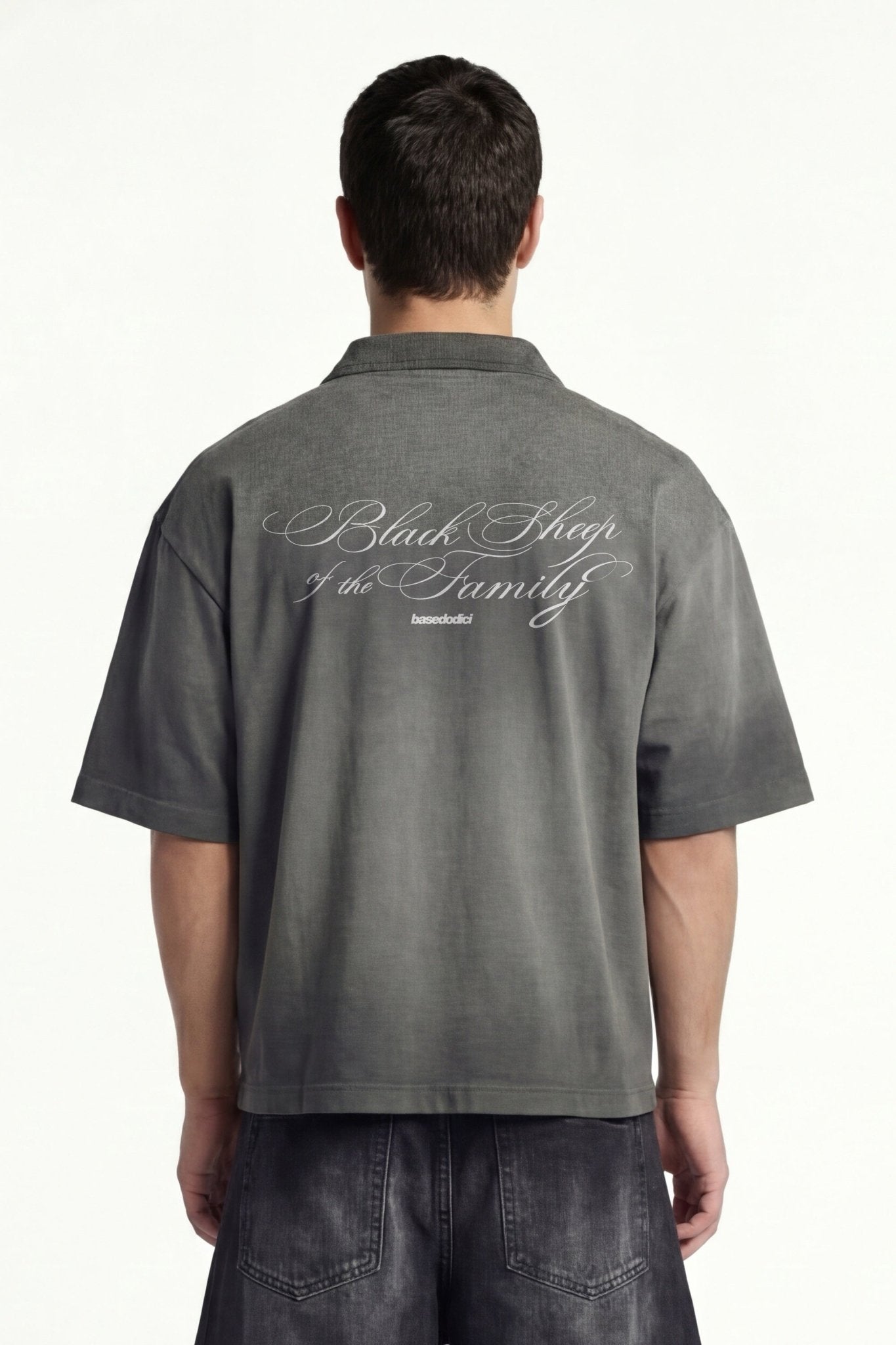 Polo "FOR DREAMERS" Kiss Grey - BASEDODICI®