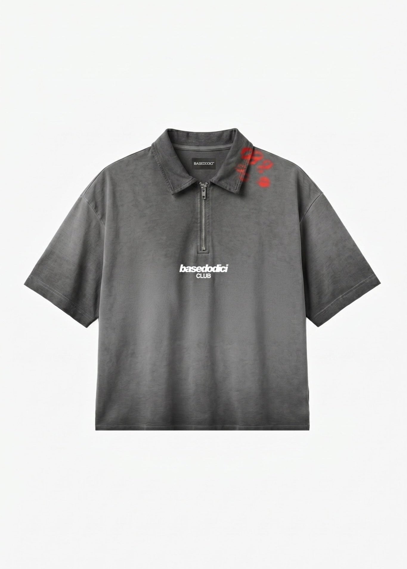 Polo "FOR DREAMERS" Kiss Grey - BASEDODICI®