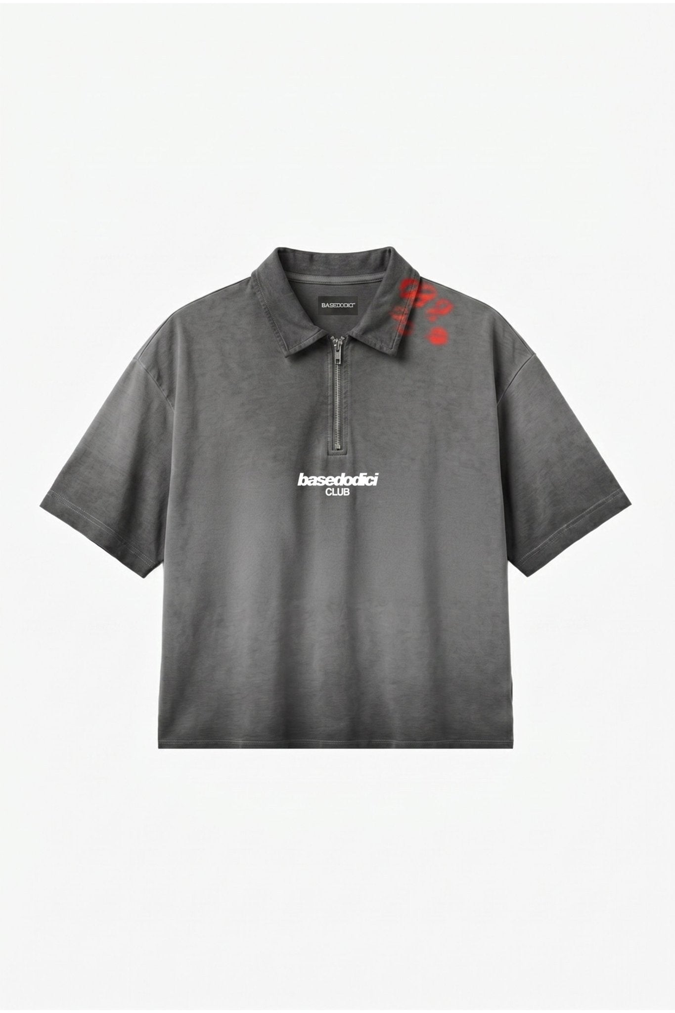 Polo "FOR DREAMERS" Kiss Grey - BASEDODICI®