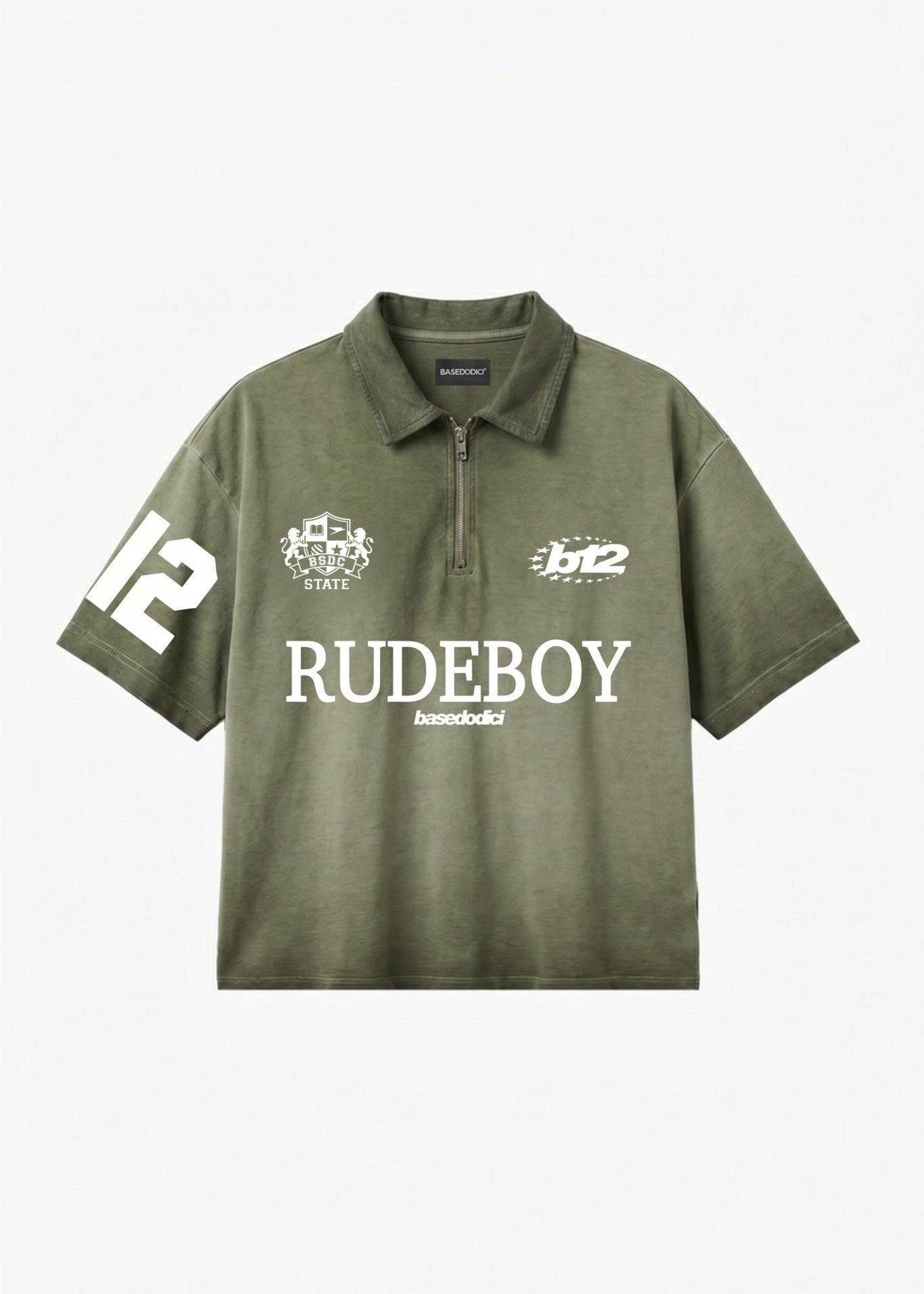 Polo "FOR DREAMERS" Rudeboy Green - BASEDODICI®