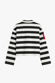 Polo Longsleeve "FOR DREAMERS" Rudeboy Stripe Black - BASEDODICI®