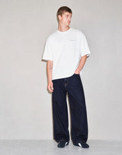 BAS logo Pants Raw indossato