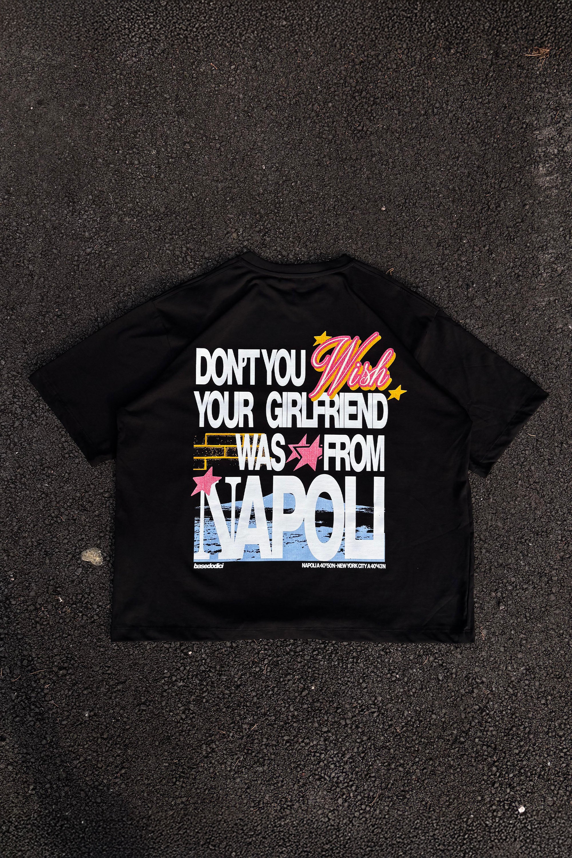 T-Shirt “WISHYOUR” Girlfriend Black/Multi
