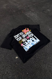 T-Shirt “WISHYOUR” Girlfriend Black/Multi