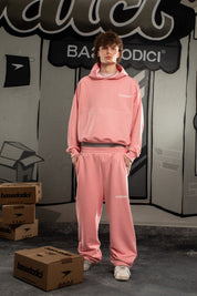 Hoodie “THEICON” BASIC Pink