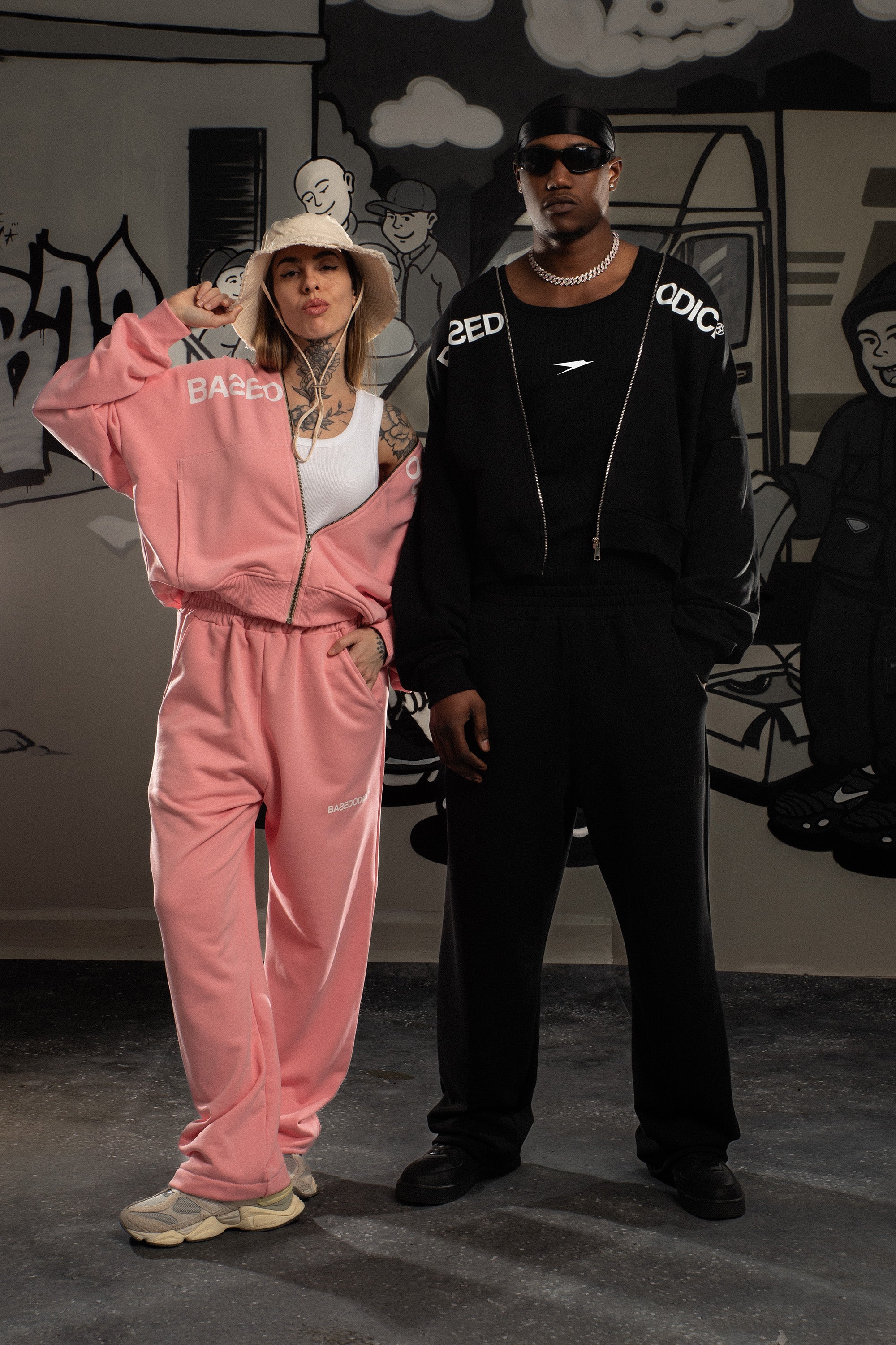 Full Zip “THEICON” Logo Black
