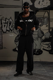 Full Zip “THEICON” Logo Black
