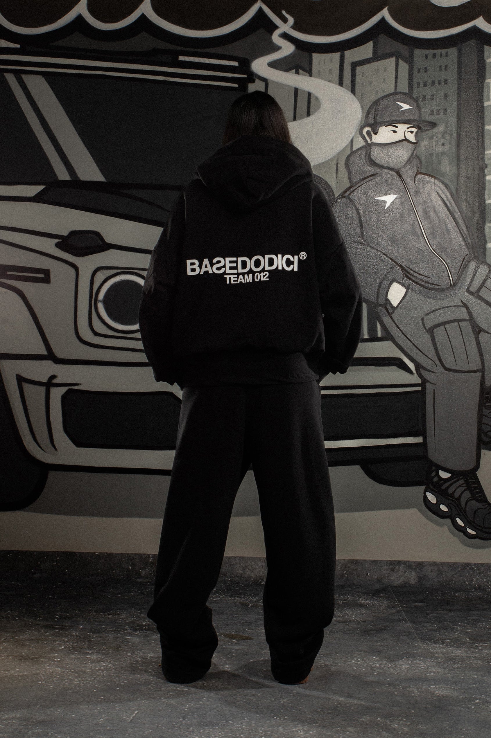Fleece Pants “THEICON” Team012 Black 