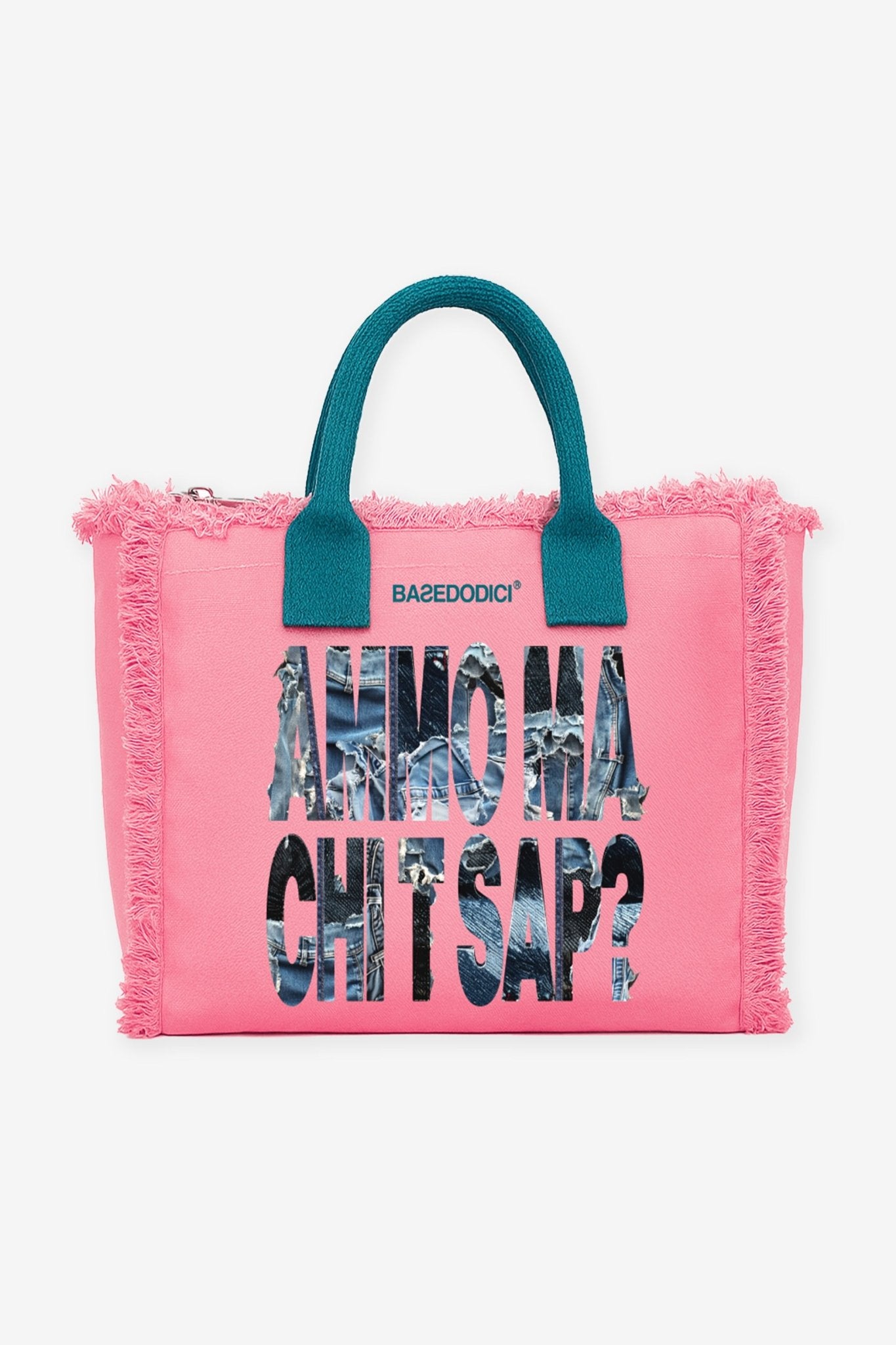 Shoulder Bag "AMMO" CHI'T'SAP Pink/Denim - BASEDODICI®