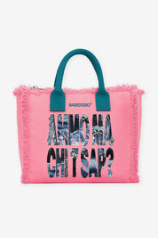 Shoulder Bag "AMMO" CHI'T'SAP Pink/Denim - BASEDODICI®