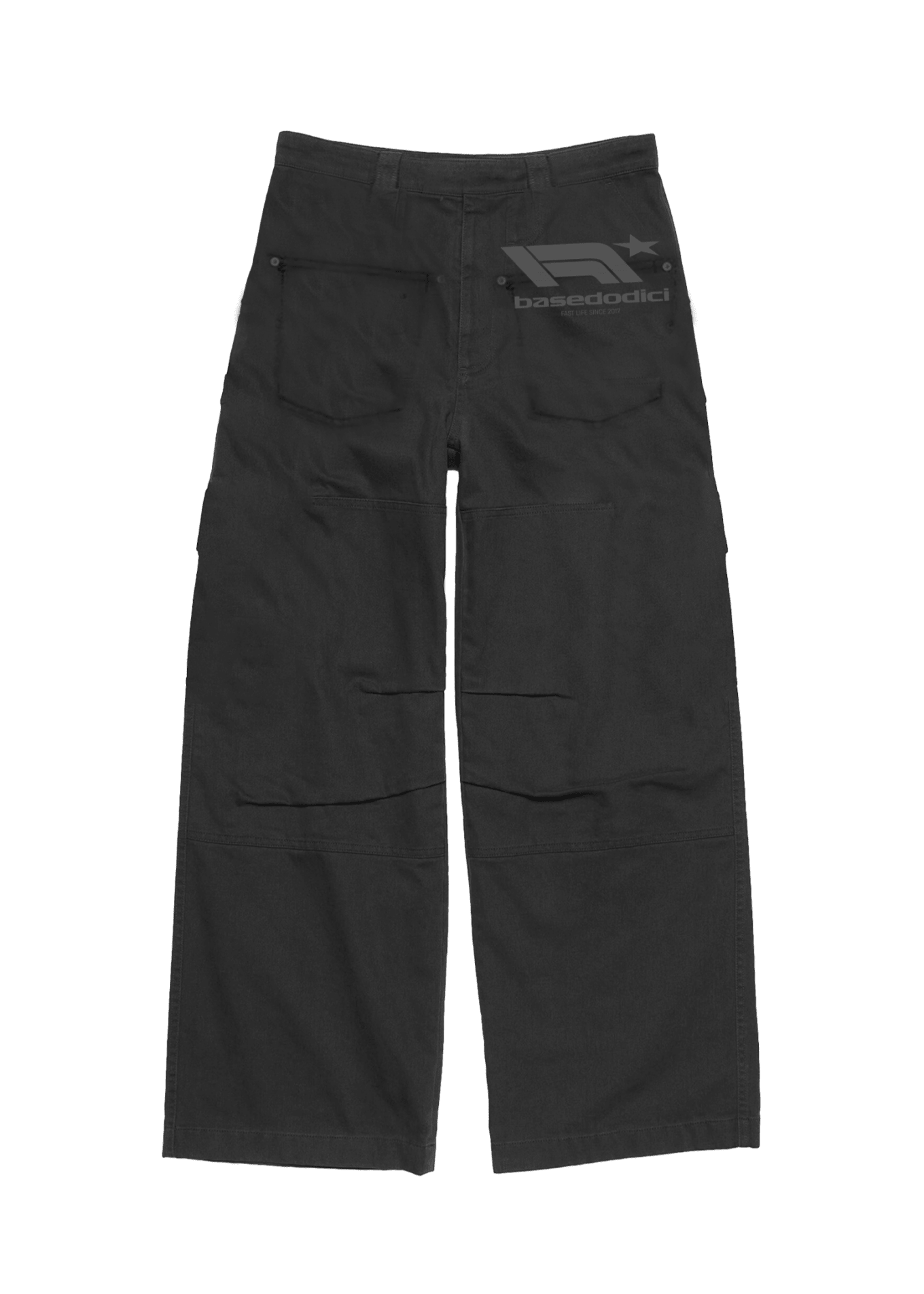 Simple Work Pants “THECRUISE” Black - BASEDODICI®
