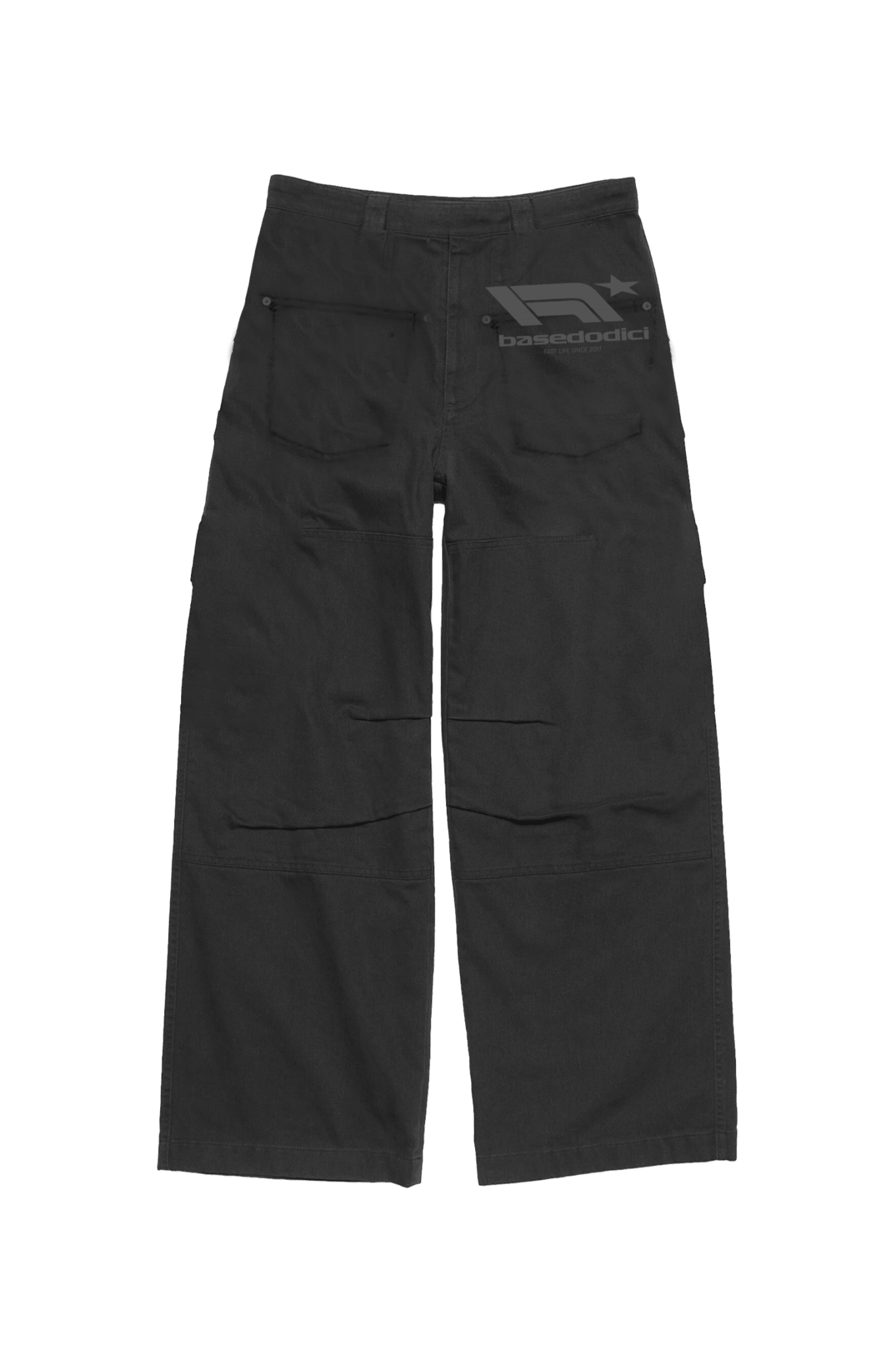 Simple Work Pants “THECRUISE” Black - BASEDODICI®