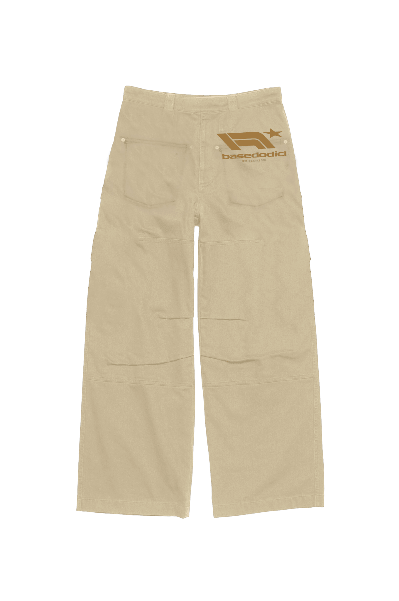 Simple Work Pants “THECRUISE” Sand - BASEDODICI®