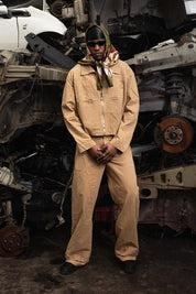 Simple Work Pants “THECRUISE” Sand - BASEDODICI®