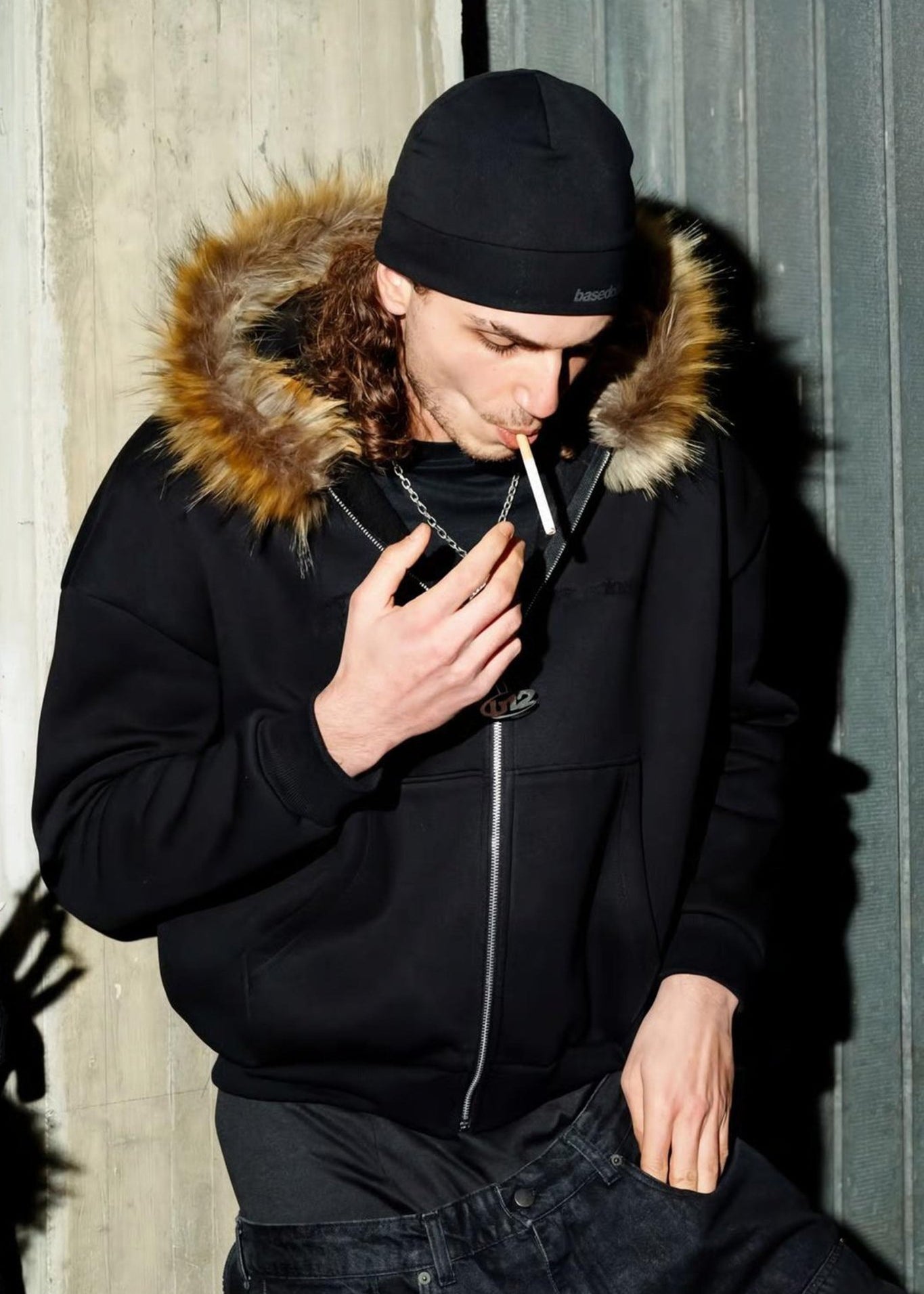 Skull Cap “DETROIT” Black - BASEDODICI®