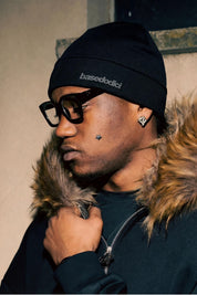 Skull Cap “DETROIT” Black - BASEDODICI®