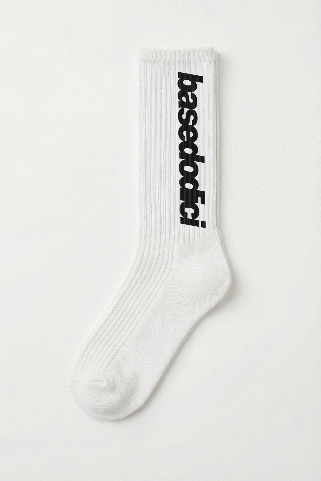 Socks "FOR DREAMERS" Logo White/Black - BASEDODICI®