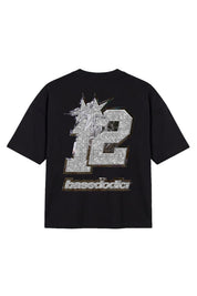 T-Shirt "4PLAYERS" Back 12 Black/Grillz - BASEDODICI®