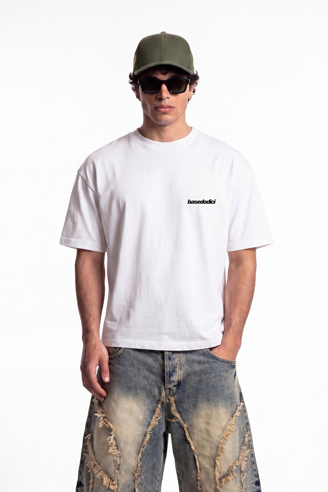 T-Shirt "4PLAYERS" Back 12 White/AnimalierPink - BASEDODICI®