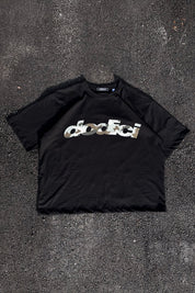 T-Shirt "4PLAYERS" Front DODICI Black/CamoGreen - BASEDODICI®